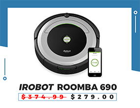 Peadeals.com iRobot Roomba 690 Sale banner