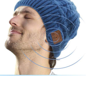 Tenergy Wireless Bluetooth Beanie Hat with Detachable Stereo Speakers & Microphone