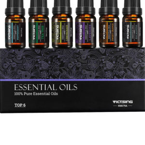 VicTsing 6 Packs 10ml Essential Oils, TherapeuticGrade Aromatherapy Scented Oil
